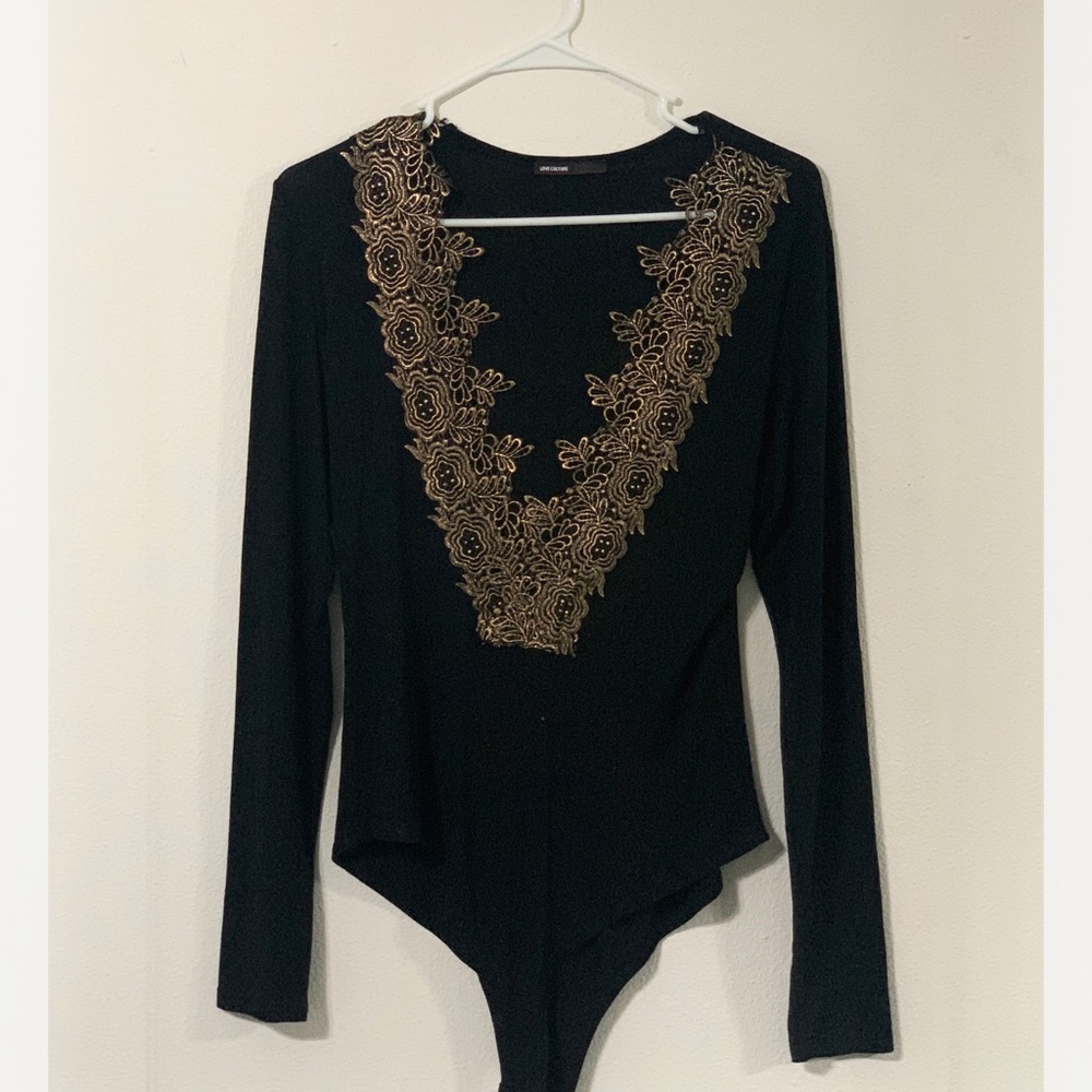 Love Culture Plunge Bodysuit